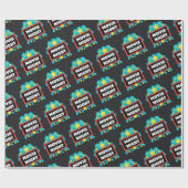 Filmnachtszeichentyppapier Geschenkpapier (Flach)