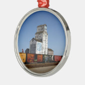 Filmore Korn-Zug Silbernes Ornament (Links)