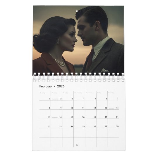 Filmpaar Retro Kalender (Feb 2026)