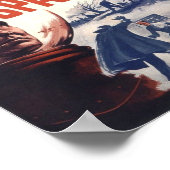 Filmplakat "Plan 9 aus dem Weltraum" Poster (Ecke)