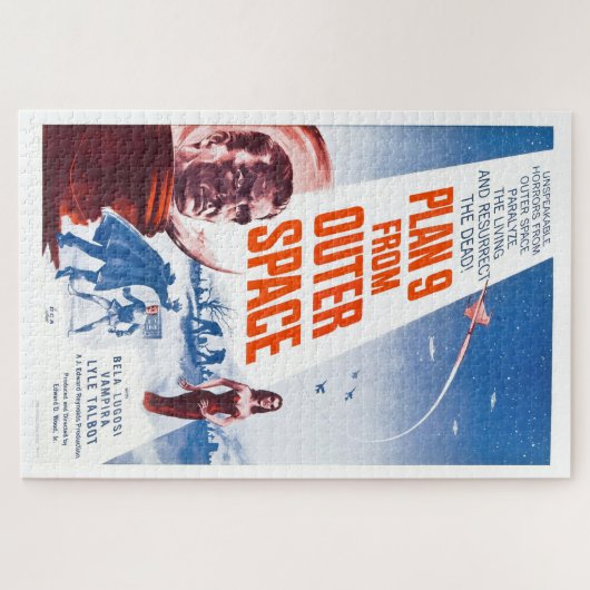 Filmplakat "Plan 9 From Outer Space", Puzzle (Horizontal)