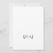 Filmplakat zum Hochzeitstag Foto Einladung (Rückseite)