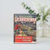 Filmplakatbild von Saskatchewan Postkarte (Stehend Vorderseite)