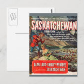 Filmplakatbild von Saskatchewan Postkarte (Vorne/Hinten)