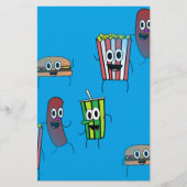 Filmpopcorn Briefpapier (Vorderseite)