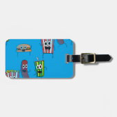 Filmpopcorn Gepäckanhänger (Vorderseite horizontal)