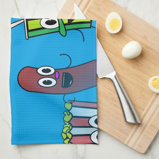 Filmpopcorn Handtuch (Viertel Falte)