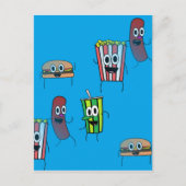 Filmpopcorn Postkarte (Vorderseite)