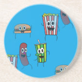 Filmpopcorn Untersetzer (Vorne)