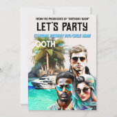 Filmposter Spionage-Kritiker Erwachsene Geburtstag Einladung (Vorderseite)