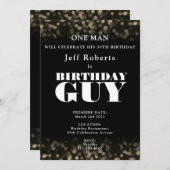 Filmposter-Stil Einladung (Vorne/Hinten)