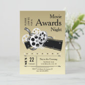 Filmpreis Party Einladung (Stehend Vorderseite)