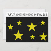 Filmpreis-Party Einladungen (Rückseite)