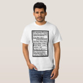 Filmproduktion-Tatsachen T-Shirt (Vorne ganz)