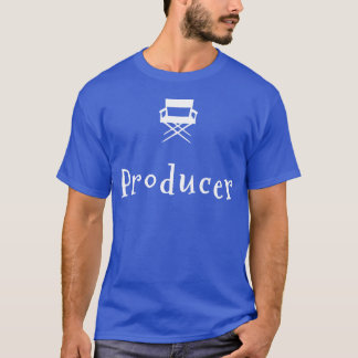 Filmproduzent für Filmproduktions-Retro T-Shirt