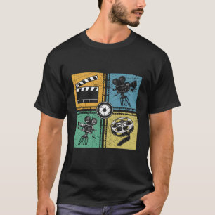 Filmproduzent Regisseur Film Camera Cinema Lover T-Shirt