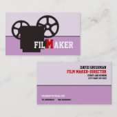 Filmproduzent/Regisseur/Filmproduzent/Visitenkarte Visitenkarte (Vorne/Hinten)