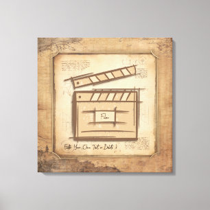Filmproduzent, Schauspieler, Filmregisseur, Gesche Leinwanddruck