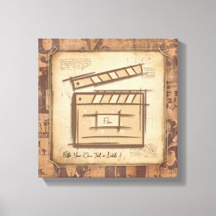 Filmproduzent, Schauspieler, Filmregisseur, Gesche Leinwanddruck