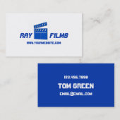 Filmproduzent Visitenkarte (Vorne/Hinten)