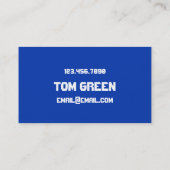 Filmproduzent Visitenkarte (Rückseite)