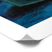 Filmprojektor bunt ausdrucksstarke Malkunst Poster (Ecke)