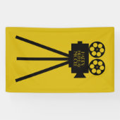 Filmprojektor Hollywood Happy Birthday Banner (Horizontal)