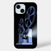 Filmprojektor mit Lichtschimmer Case-Mate iPhone Hülle (Rückseite)