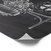 Filmprojektor Patentposter Poster (Ecke)