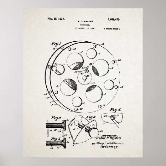 FILMREEL-Patent Poster (Vorne)