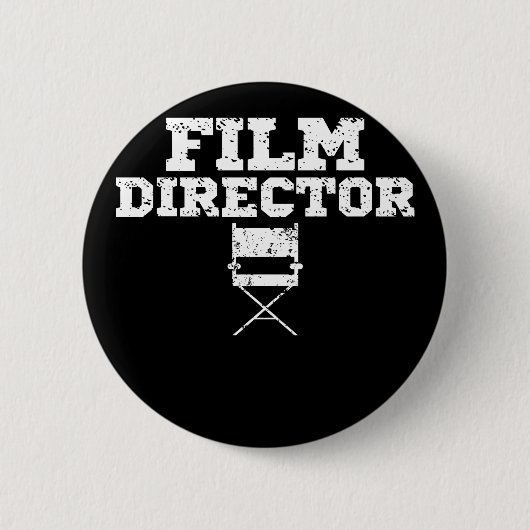 Filmregisseur Crew Chair Apparel Birthday Button (Vorderseite)