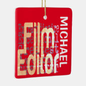 Filmregisseur Extraordinaire CUSTOM Keramikornament (Rechts)