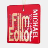 Filmregisseur Extraordinaire CUSTOM Keramikornament (Links)