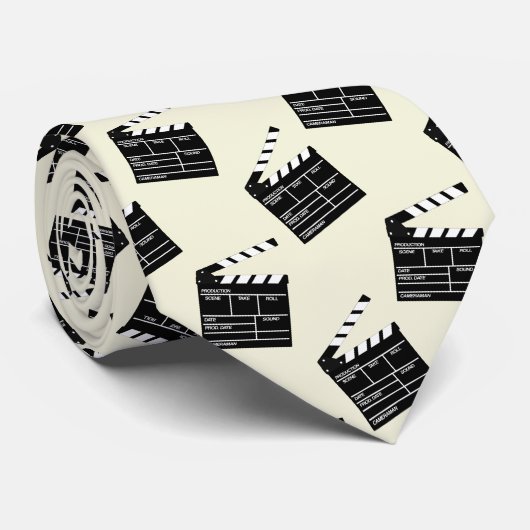 Filmregisseur für Kinofilm Clap Board Thema Krawatte (Gerollt)