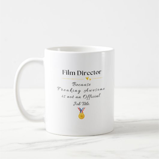 Filmregisseur Kaffeetasse (Links)