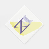 Filmregisseur leitet Papier Napkins Serviette (Ecke)