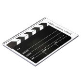 Filmregisseur-Schindel/Schiefer-gewundenes Notizblock (Linke Seite)