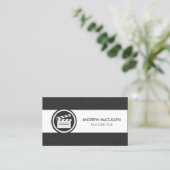 Filmregisseur und Videoproduzent Visitenkarte (Stehend Vorderseite)