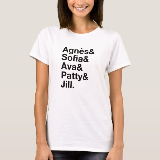 Filmregisseure vol.1: Agnès Sofia Ava Patty u. T-Shirt (Vorderseite)