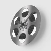 Filmrolle (Druckflachdruck) Runde Wanduhr (Winkel)