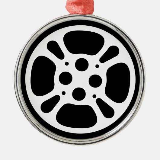 Filmrolle-/Film-Spule Ornament Aus Metall (Vorne)