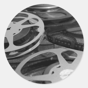 Filmrolle-/Film-Spulen-Aufkleber Runder Aufkleber
