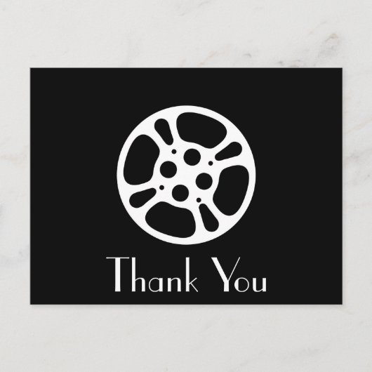 Filmrolle / Filmrolle Danke Karte (Vorderseite)
