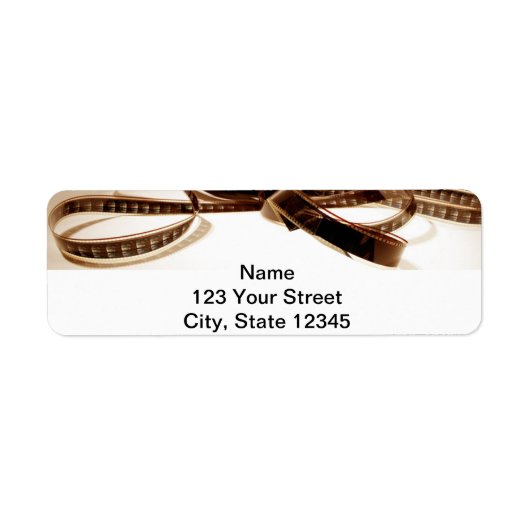 Filmrolle in Sepia Tones Hintergrund (Vorne)