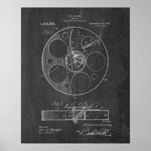 Filmrolle Patent Poster (Vorne)
