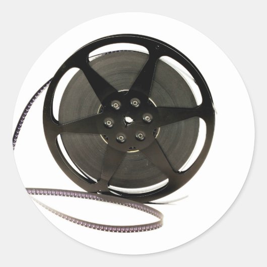 Filmrolle Runder Aufkleber (Vorderseite)