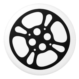 Filmrolle Schwarzweiss Keramikknauf