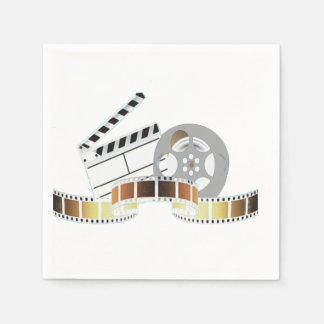 Filmrolle und Papier aus dem Hause Clapperboard Na Serviette