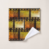 Filmrolle Vintag Badhandtuch Set (Waschlappen)