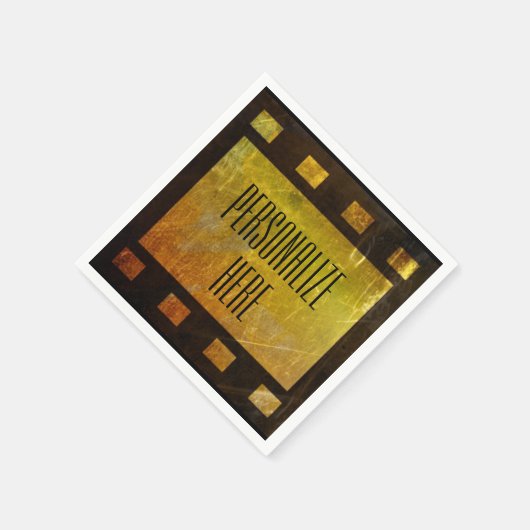 Filmrolle Vintag Serviette (Ecke)